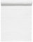 LINUM Uni Dekoratives Tischläufer für Esstisch 45x150 cm, 100% Gerippte Baumwolle, Maschinenwaschbar, Weiß