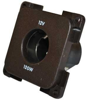 Prise 12 Volts Presto Marron Ø 21 mm CBE