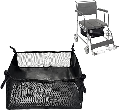 Silla de ruedas bajo el asiento de almacenamiento portador - ancianos Rollator malla organizador bolsa para cuatro ruedas Rollator, bajo el asiento bolsa de cesta de gran capacidad caso
