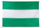 Bandera Andalucía en suave y resistente poliéster con cintas de ajuste.