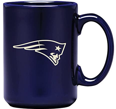 New England Patriots NFL Tasse Becher Mug ** Lasergravur ** besonders hochwertig 450 ml