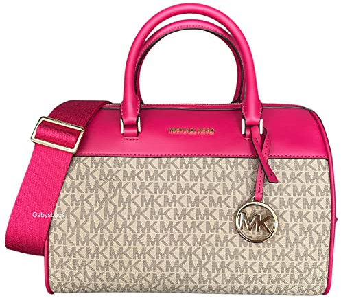 Michael Kors MK Jet Set Medium Reisetasche MK Signature (Rosa), Rosa, Einheitsgröße, Rosa, Einheitsgröße