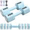 Sportneer Hanteln 1 Pair 0,9-4,5kg (0,9-2,3kg Each) Verstellbare Kurzhanteln 2er Set bis zu 4,5KG Kraftraining Adjustable Dumbbells