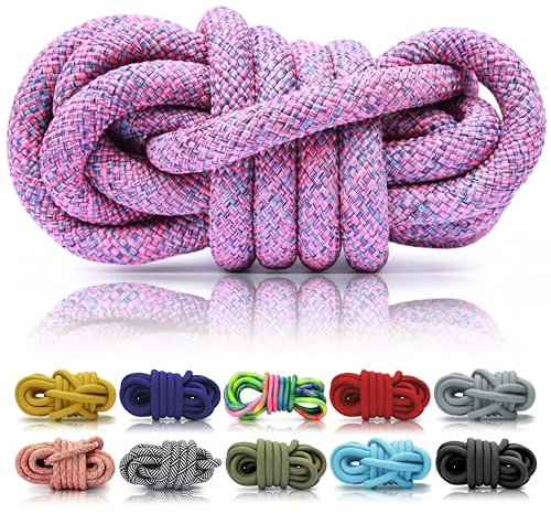 Ganzoo © PPM Seil 10 Meter, Tauseil, Hunde-Leine, Halsband, Takeln, Polypropylen Multifilem Rope, 10mm Stärke, Bonbon