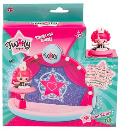 TWIKY Stars, Tänzerin, 6 cm, Wirbel Deine Tänzerin, mit Show-Szene, für Kinder ab 3 Jahren, TWK02