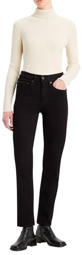Levi's Damen 724 High Rise Straight Jeans, Midnight Gaze, 24W / 30L