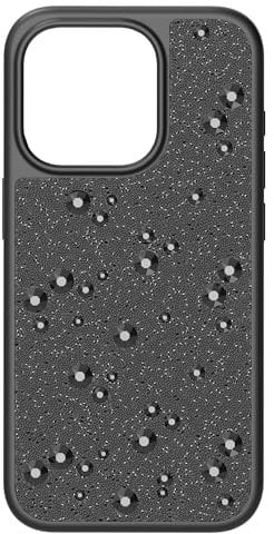 Swarovski High Smartphone-Schutzhülle für das iPhone 15 Pro, Schwarze Handyhülle mit Strahlenden Kristallen