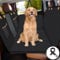 Lekeinchi Protection Voiture Chien Siege Arriere, Housse Voiture Chien avec Base Rigide Résistant Aux Rayures Imperméable, Housse Siege Voiture Chien Tapis Convient à Tous Les Types de Voitures, Noir