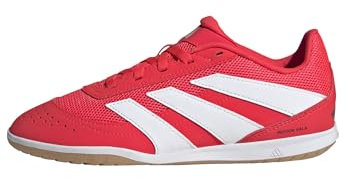 adidas Predator Club Sala Indoor Football Boots Kids, Lucid Red/Cloud White/Core Black, 3 UK Child