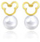 GILIEYER Maus Ohrringe, Kleine Süße Ohrringe Gold Ohrringe mit Zirkonia Knorpel Ohrringe Maus Schmuck 925 Sterling Silber Maus Ohrstecker für Frauen (Stil6-Gold)