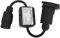 Adaptateur de Prise de Remorque, Adaptateur de Connecteur de Prise EU 7 Broches vers US 7 Broches, avec Convertisseur de Système 3 à 2 Convertisseur de Lumière de Remorque Plug And Play pour Caravane