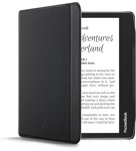 Forefront Cases Case for PocketBook Era & PocketBook Era Colour (Models: 2022 & 2024) - Slim, Lightweight & Protective Cover with Smart Auto Sleep-Wake Function - Black