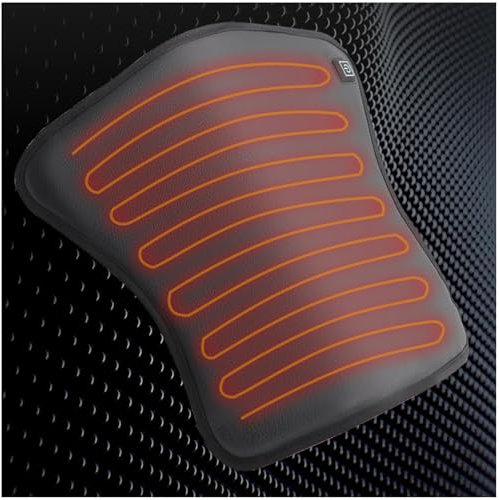 AVSMGP Cuscino Riscaldato per Sella Moto 2024, Cuscino in Gel per Sella Moto Assorbimento Urti Traspirante Accessori per Moto Traspiranti per Lunghi Viaggi