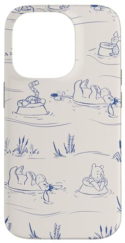 iPhone 14 Pro Disney Winnie the Pooh and Friends Hunny Pots Down the River Case