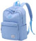 VASCHY Cord Rucksack, Vintage Casual Unisex Nette Schulrucksack Fuzzy Fluffy Plüsch Fleece Reise Rucksack Daypack für Schule Teens Herren Dame Hellblau