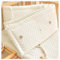 WXJHNYBS Tour De Lit Bébé 70x140, Doux,Respirant Tour De Lit Respirant Facile à Installer,Protection Complète Tour De Lit Bébé 70x140 pour Bébé Garçons Filles Crèche,60x28cm
