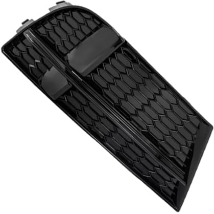 Riloer Cubierta de rejilla de luz antiniebla para parachoques de coche, cubierta de parrilla de parachoques de luz antiniebla delantera, cubiertas de luz antiniebla compatibles con Audi A3/S3