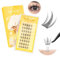 NAGARAKU Pestañas Autoadhesivas 40 Racimos DIY Pestañas Adhesivas Un Paso Presionando Sin Pegamento Ni Removedor Reutilizables Pre-pegado Eyelash Aspecto Natural Corona De Reina (0,07mm C 11-12-13mm)