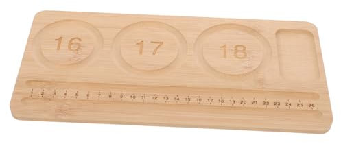 Angoily Perlenbrett Aus Holz Zum Ordnen Von Perlen Schmuck-Organizer Für Schmuckkästchen Armband-Helfer Zum Anlegen Mit Perlen Design-tablett