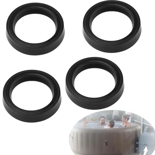 4 Stück Intex Pool o-Ringe Dichtungen WISIRENT, 11699 Pool Dichtungen Pool O Ring Dichtung Ersatzteil, Pool O-Ring Dichtungsringe Dichtung für Sandfilteranlage 28403E 28405E 28407E 28409E 28413WL