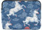 Cute Unicorns Blue Laptop Sleeve Case 15-16 Inch Thin Laptop Sleeves for Work Journey