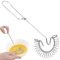 Mini batidor de acero inoxidable – Herramienta manual para batir huevos de alambre de resorte | Diseño de batidor de huevos pequeño de mano | Batidor manual de mano adecuado para hornear mezclas y