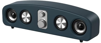 mophrati Sound ForBlaster Intelligent Bluetooth Retro Speakers ABS Computer Desktop Gaming Speaker Wireles Bluetooth Speakers, navy blue