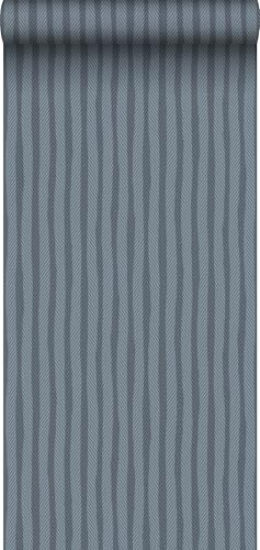 Sanders & Sanders papier peint à rayures bleu gris 53 cm x 10 m