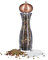 Relaxdays Manual Pepper Mill, Adjustable Ceramic Grinding Mechanism, Spice Mill, Size: 26.5 x 6.5 x 6.5 cm, Bronze