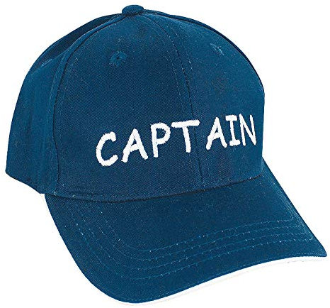 Sea-Club Cap - Captain Mütze Baumwolle Marine Maritime Dekoration