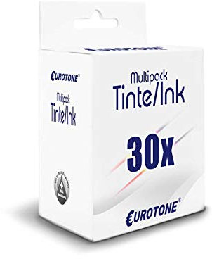 30x Eurotone Druckerpatronen kompatibel für Brother MFC-J 245 285 4310 4410 4510 4610 470 4710 475 650 6520 6720 6920 870 875 970, LC-123 CMYK