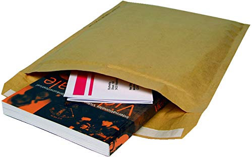 SUMO® Papierpolstertasche, haftklebend, Typ: G, innen: 225 x 340 mm, braun (50 Stück), Sie erhalten 1 Packung á 50 Stück