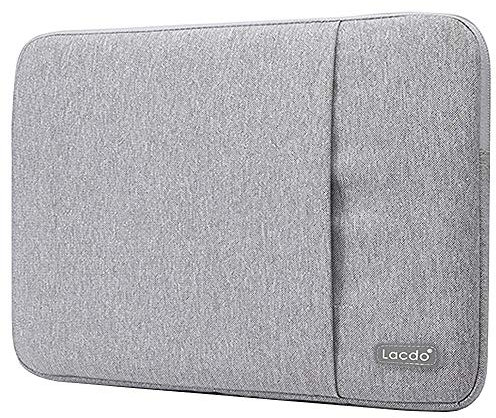 Lacdo 14 inch Laptop Sleeve Computer Case for ASUS Lenovo HP Acer Dell Samsung Chromebook 14, Lenovo IdeaPad/ThinkPad 14, ASUS Vivobook/Zenbook 14, Dell Inspiron 14, Acer Spin 3/Swift 14, Gray