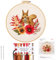 MWOOT Stickerei Starter Kit,DIY Handgemachte Kreuzstich Set, Anfänger Embroidery Cross Stitch Starter Kit für Erwachsene (Eichhörnchen)