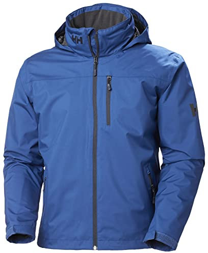 Helly Hansen Herren Crew Hooded Midlayer Jacket, Tief Fjord, S EU