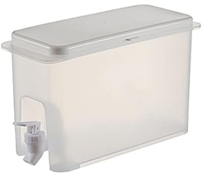1 Gallon Plastic Beverage Dispenser with Spigot,Aguas Frescas Vitrolero Plastic Water Container,Great for Sun Tea, Iced Tea, Juice, Beer, Wine and Liquor