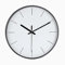 DIYZON 30 cm Runde Wanduhr, Modern Geräuschlos Kein Ticken, Batteriebetrieben Quarzwerk Wanduhr, Leicht zu Lesen, Dekoration für Schlafzimmer, Küche, Schule, Büro