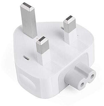 AC Power Adaptor Replacement Plug Wall Plug for iphone 14 pro max Type C Travel Charger Duck head plug UK 3 pins Power Adapter with FUSE For Apple MacBook iBook iPod ipad iphone 13 usb c 20w… White01