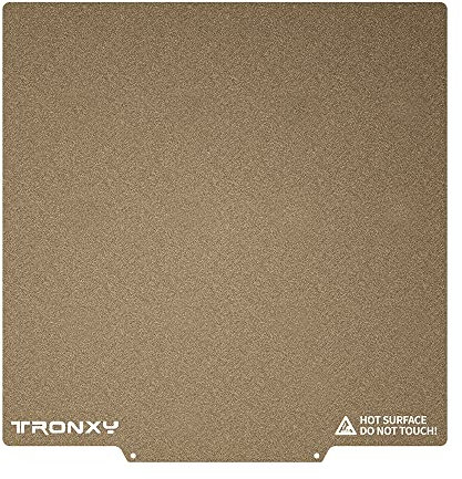TRONXY PEI Druckplatte, Flexibler 3D Drucker PEI Sheet 180x180 mm, Abnehmbare PEI Bauplatte für CRUX1 KP3S
