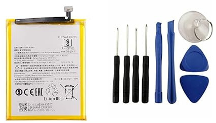 Batteria pila compatibile per Xiaomi Redmi 7a bn49 4000mah m1903c3eg m1903c3eh, incluso kit montaggio batteria