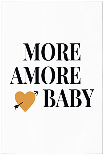 JUNIWORDS Poster, More Amore Baby, 20 x 30 cm (1007314)