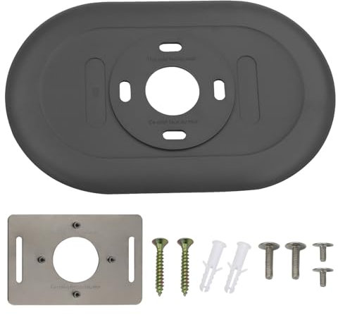 Nest Thermostat Trim Kit, Nest Thermostat Wandplatte für Google Nest Thermostat programmierbares WiFi Thermostat Zubehör (Anthrazit)