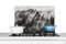 KitchenYeah© Paraschizzi Cucina Alluminio 60x40 cm Pannello Dietro Piano Cottura Fornelli a Gas Paraspruzzi Paesaggio - Nebbia - Foresta - Natura