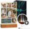 Maverton Cadre LED personnalisable avec support en bois pour homme - lampe personnalisée avec votre propre photo - tableau en verre acrylique pour papa - garçon - anniversaire - st valentin