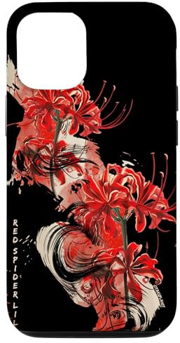 Retro Spinnenlilie in Japan Soft Grunge Pastel Goth Ästhetik Hülle für iPhone 12/12 Pro