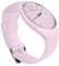 FREDDY Orologio da Polso Donna Rhythm, Rhythm Orologio da Donna in Silicone Rosa, Cassa Tonda 34 mm