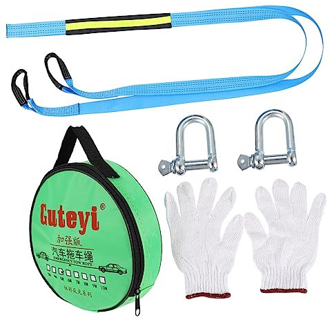 BELLIFFY 1set Traino Tonnellate Con U-shaped e Notturno Per Auto e Suv Facile Usare e Resistente