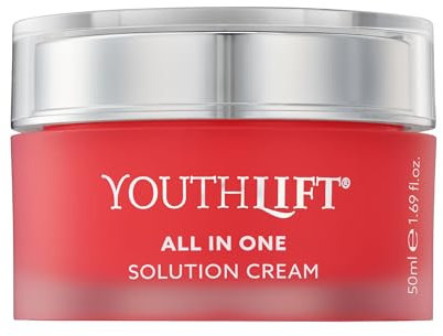 YOUTHLIFT All In One Solution Cream (50ml) – Anti-Aging Creme mit Hyaluron für glattere Haut, straffender Soforteffekt, feuchtigkeitsspendende Tagespflege & Faltenminderung, vegane Gesichtspflege