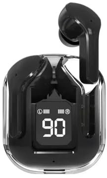 Impermeables Auricular Auriculares T2 TWS con Pantalla Digital, Sonido Estéreo, Bluetooth 5.3, Compatibles con Xiaomies Auricular Bluetooth(Black)