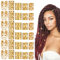 Giantree 100 Stück Haarschmuck für Zöpfe Dreadlocks, Manschetten-Clips für Dreadlock-Zubehör, Loc Schmuck für Haar Haarspiralen Clips Haarschmuck für Männer Frauen Mädchen Jungen Zöpfe(Gold)